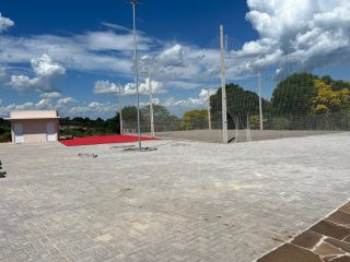 Obras da Praça do Bairro São Cristovão estão em fase de conclusão