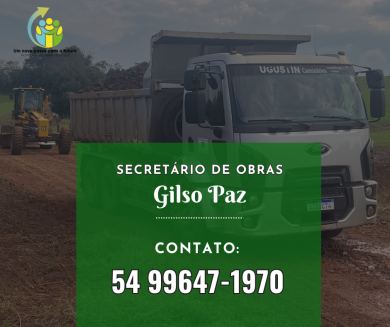 Secretaria Municipal de Obras contato: