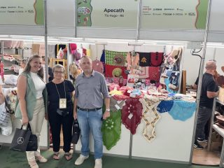 Artesãs de Tio Hugo presentes na Expodireto