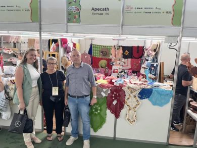 Artesãs de Tio Hugo presentes na Expodireto