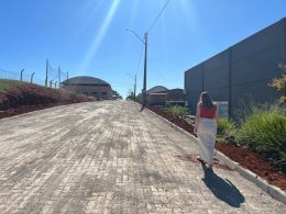 Concluída a pavimentação da rua Professora Jaqueline Baumgardt