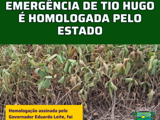 ESTIAGEM: Estado homologa situação de emergência de Tio Hugo