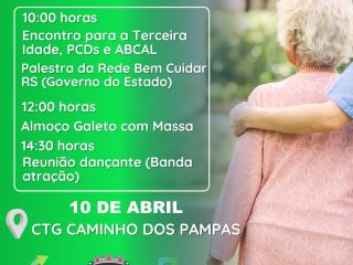 Tio Hugo 25 anos – Raízes forte sustentam grandes conquistas! Evento para a terceira idade, PCD’s e ABCAL iniciam a Semana do Município