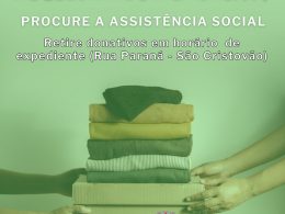 Está com frio? Têm pouca roupa para vestir? Procure a Assistência Social