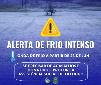 ALERTA DE FRIO INTENSO
